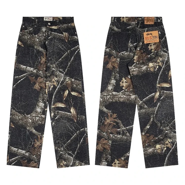 Co-branded embroidered Ouyang Nana same style Stu co-branded sweatshirt casual trousers and jeans