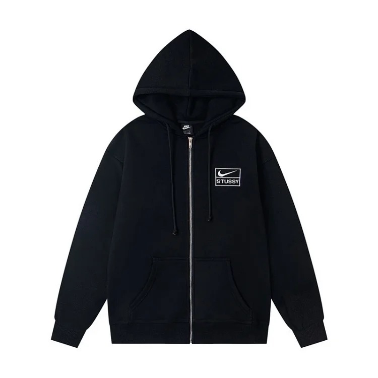 Co-branded embroidered Ouyang Nana same style Stu co-branded sweatshirt casual trousers and jeans