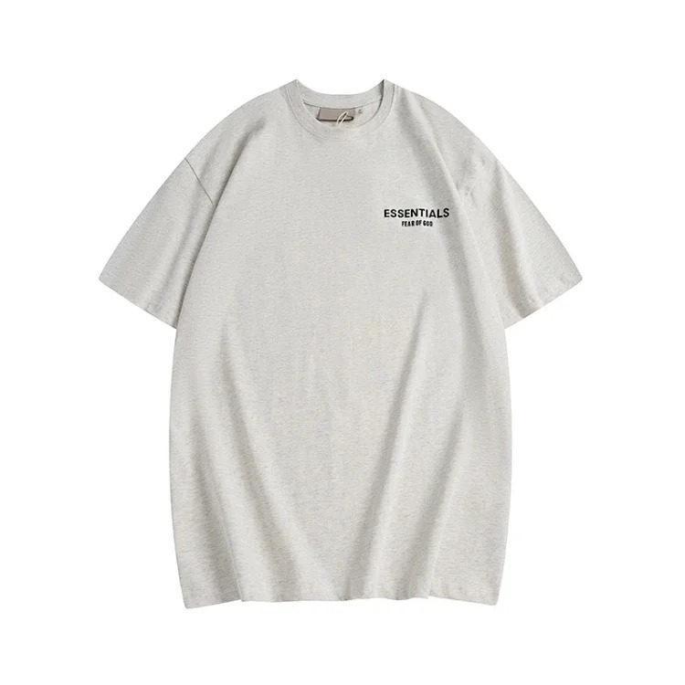 New FEAR OF GOD ESSENTIALS flocked letter men and women casual loose plus velvet hooded sweatshirt trendy
