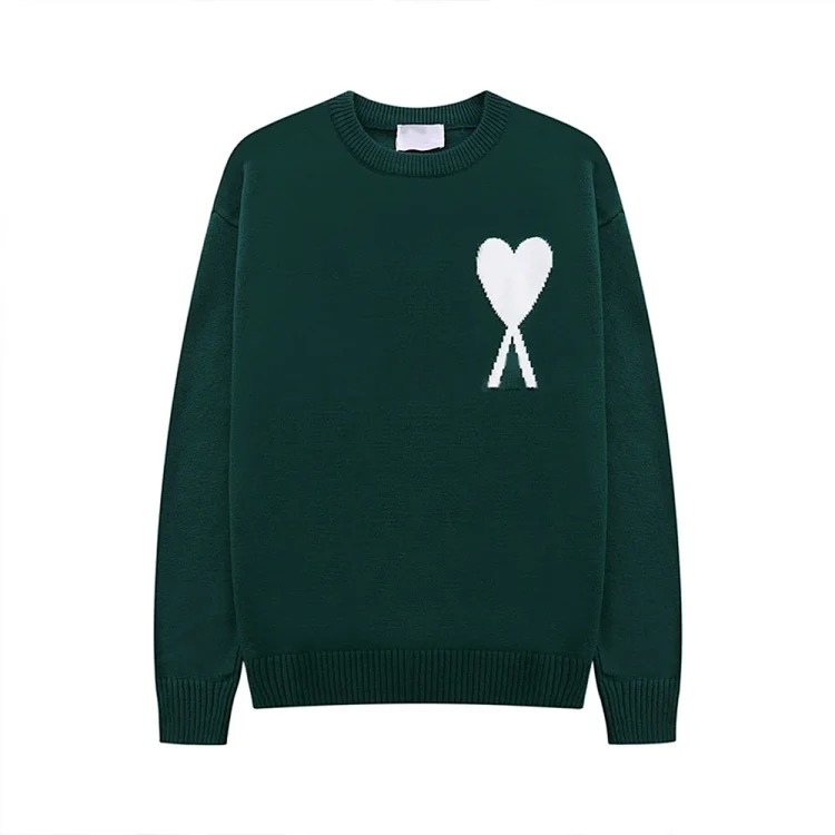 Love sweater for men and women striped youth heart casual pullover