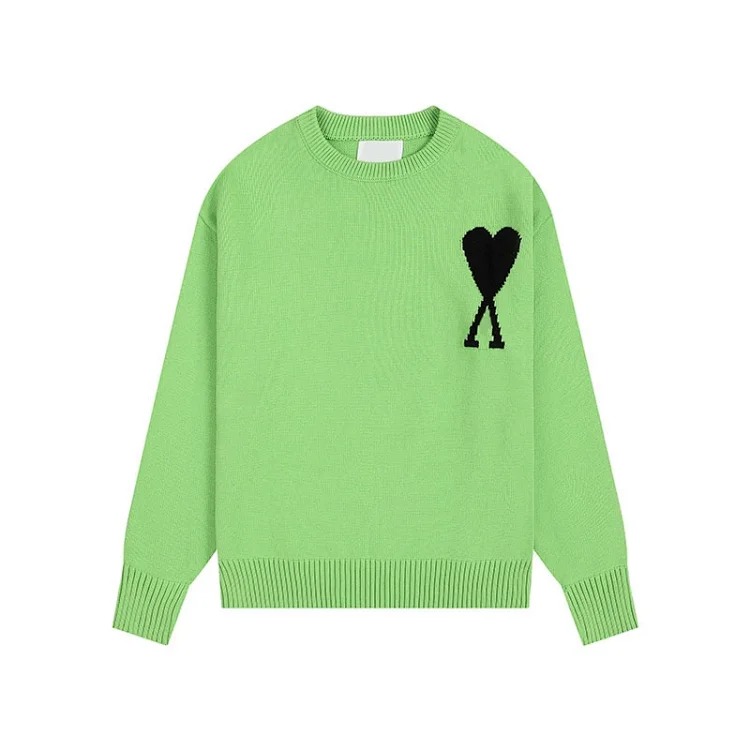 Love sweater for men and women striped youth heart casual pullover