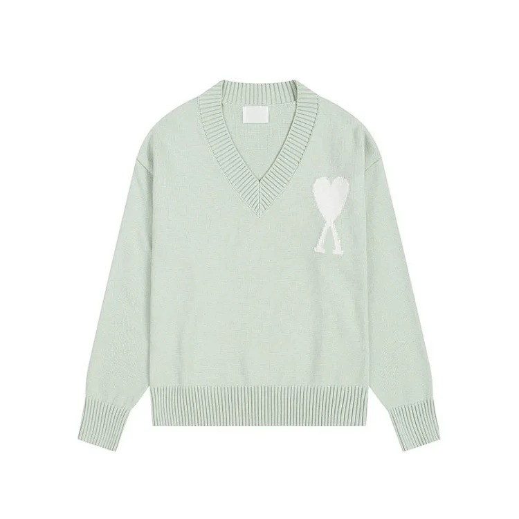 Love sweater for men and women striped youth heart casual pullover