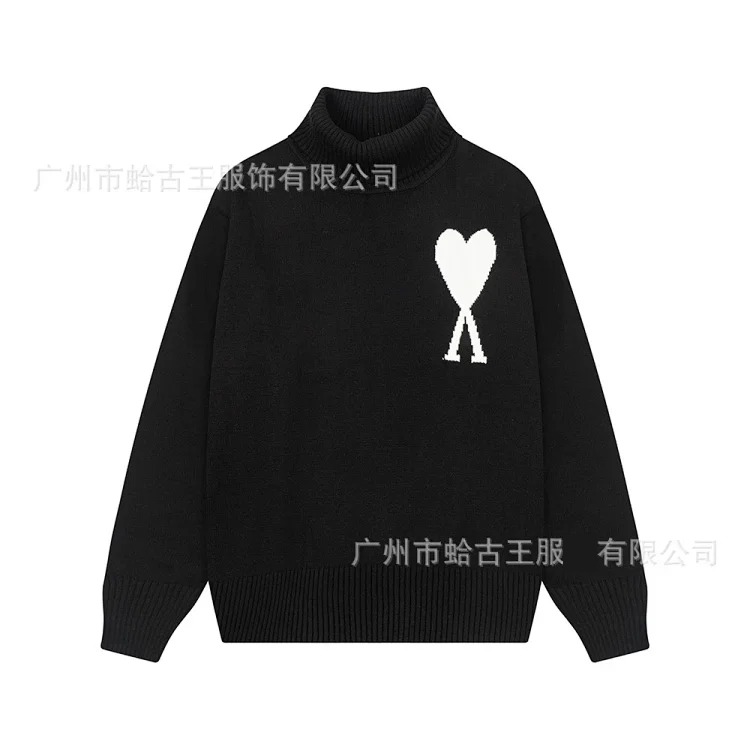 Love sweater for men and women striped youth heart casual pullover