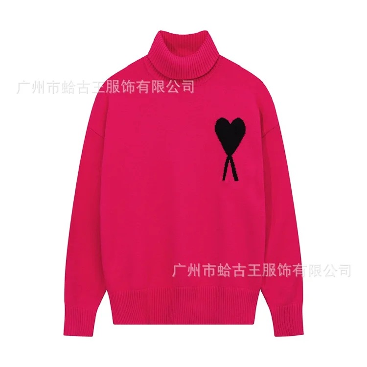 Love sweater for men and women striped youth heart casual pullover