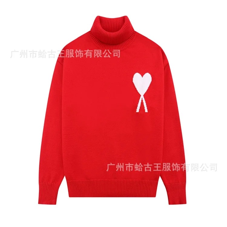 Love sweater for men and women striped youth heart casual pullover