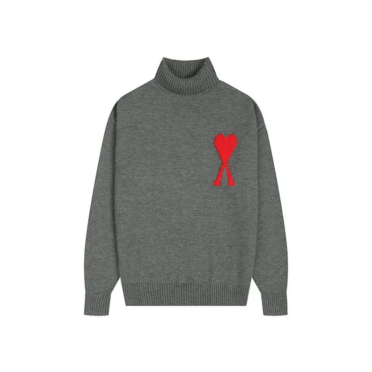 Love sweater for men and women striped youth heart casual pullover