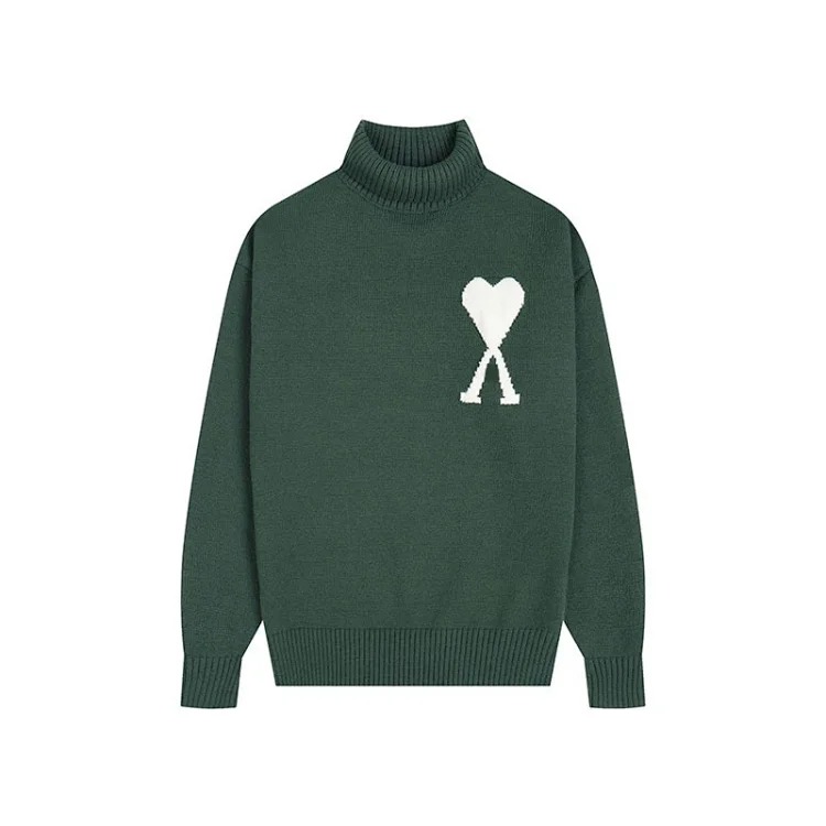 Love sweater for men and women striped youth heart casual pullover