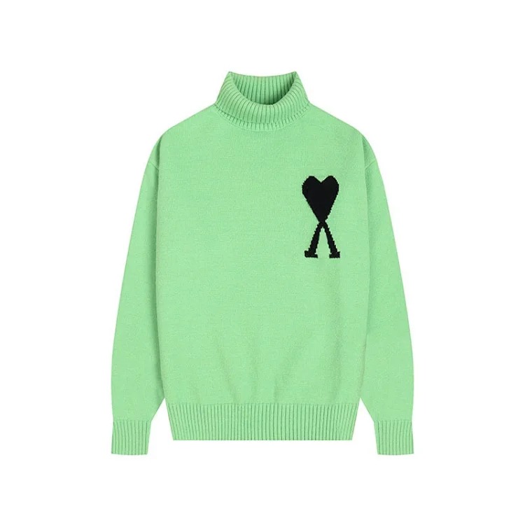 Love sweater for men and women striped youth heart casual pullover