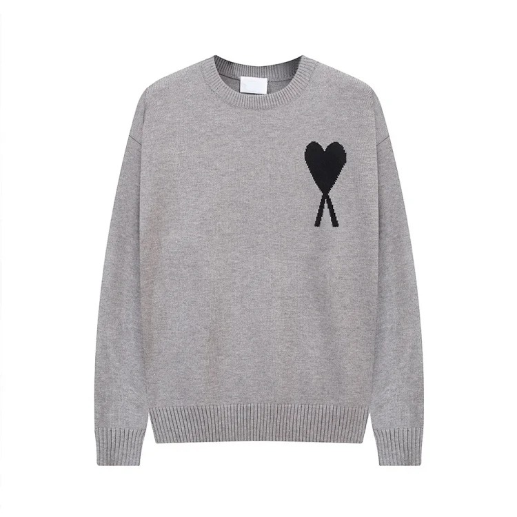 Love sweater for men and women striped youth heart casual pullover