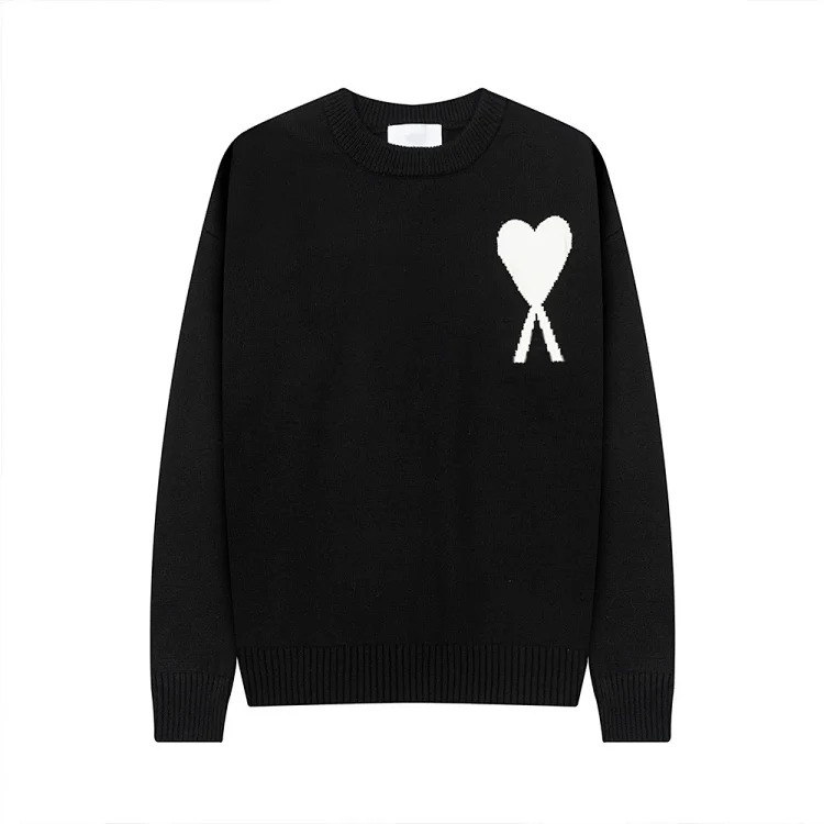 Love sweater for men and women striped youth heart casual pullover