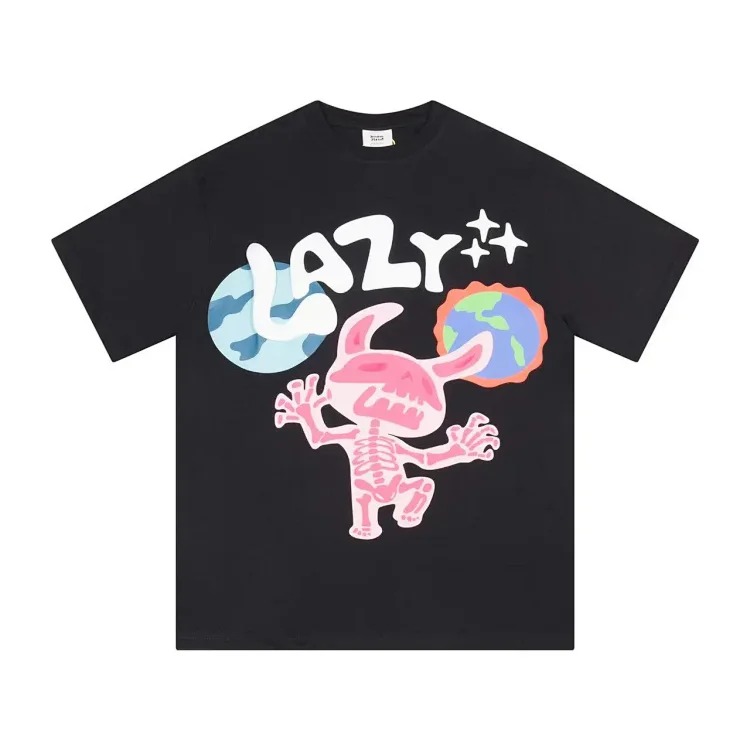 BROKEN PLANET Broken Planet American trendy brand foam couple short-sleeved loose men's and women's versatile T-shirt cross-border