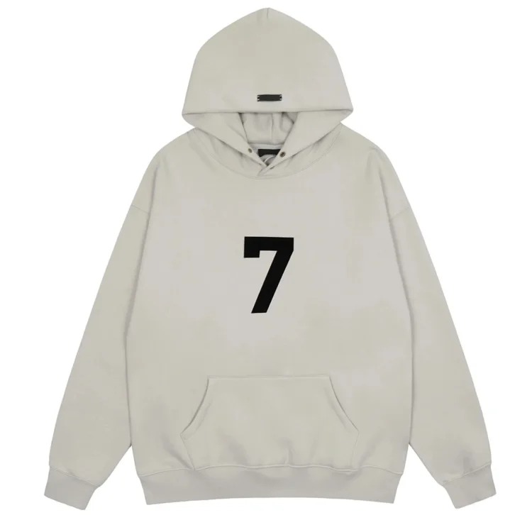 Trendy brand hooded sweatshirt plus velvet spring and autumn couple's coat