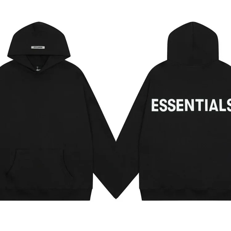 Trendy brand hooded sweatshirt plus velvet spring and autumn couple's coat