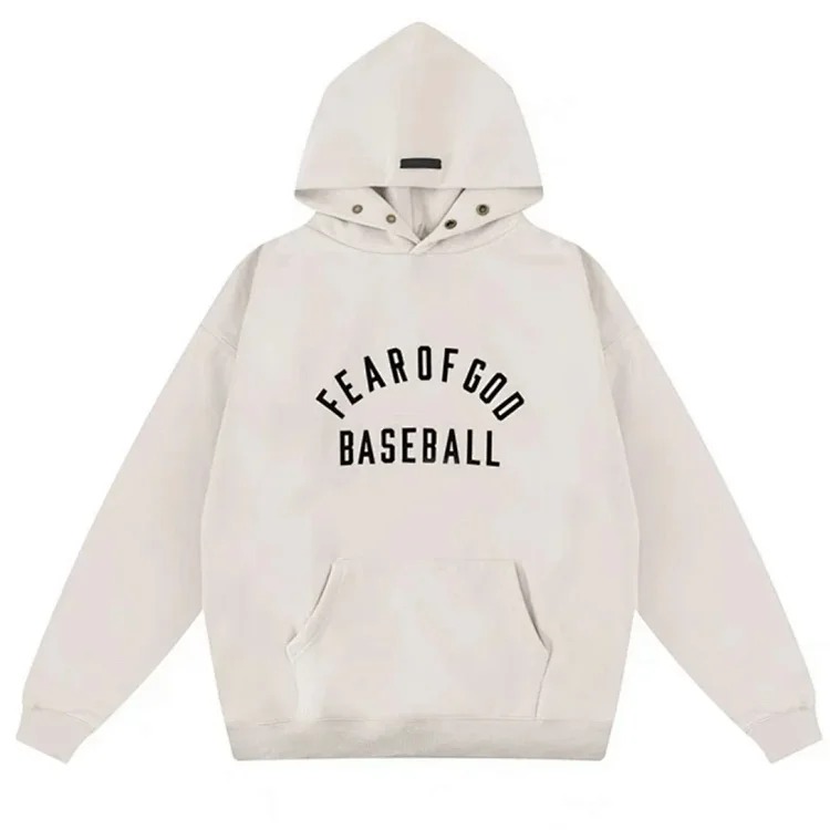 Trendy brand hooded sweatshirt plus velvet spring and autumn couple's coat