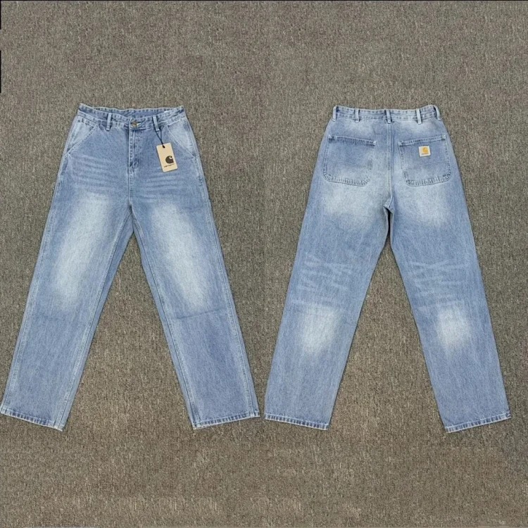 CARHARTT WIP SIMPLE PANT Carhart straight-leg washed casual jeans