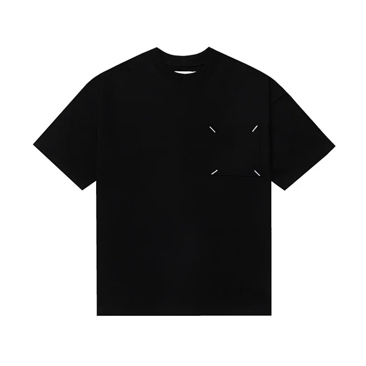 MM6 digital pattern round neck men's and women's trendy short-sleeved T-shirt series