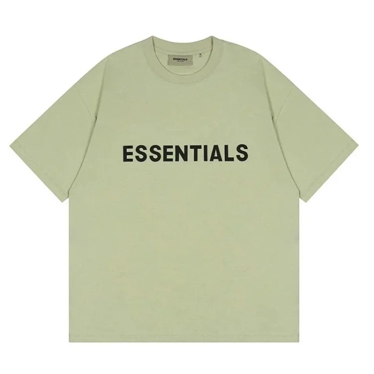 FEAR OF GOD FOG ESSENTIALS multi-line chest silicone letters loose high street short-sleeved T-shirt trendy