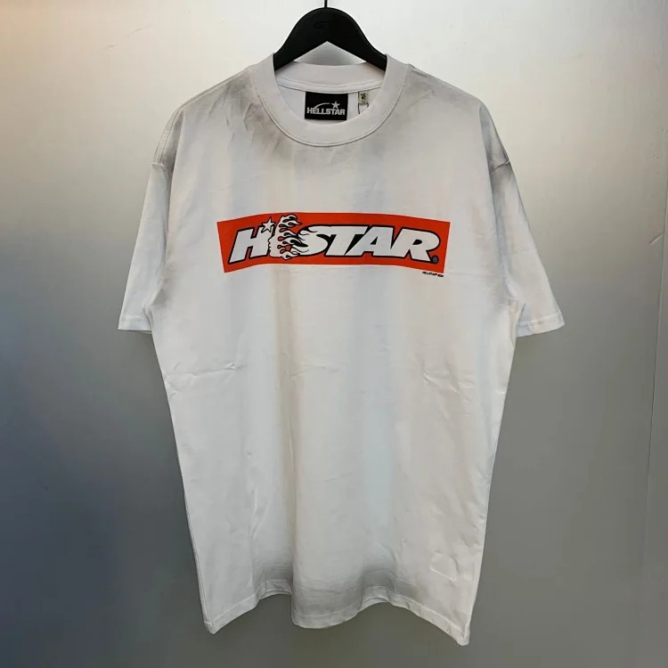 Heavy retro Hell Star Future Man print casual loose round neck short-sleeved T-shirt