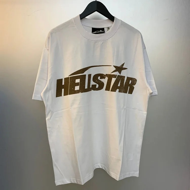 Heavy retro Hell Star Future Man print casual loose round neck short-sleeved T-shirt