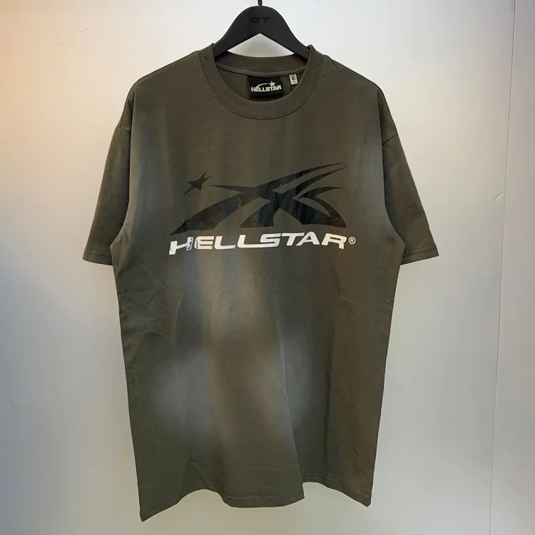 Heavy retro Hell Star Future Man print casual loose round neck short-sleeved T-shirt