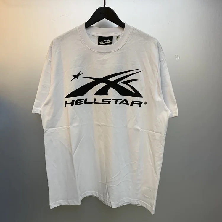 Heavy retro Hell Star Future Man print casual loose round neck short-sleeved T-shirt