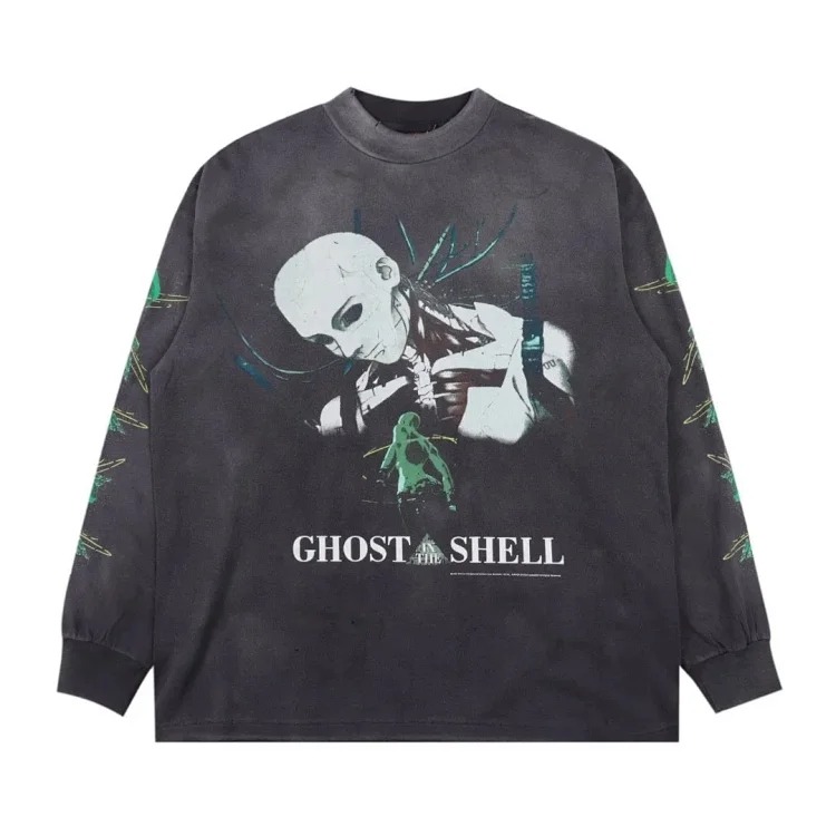 Suzi bathing printed long-sleeved T-shirt