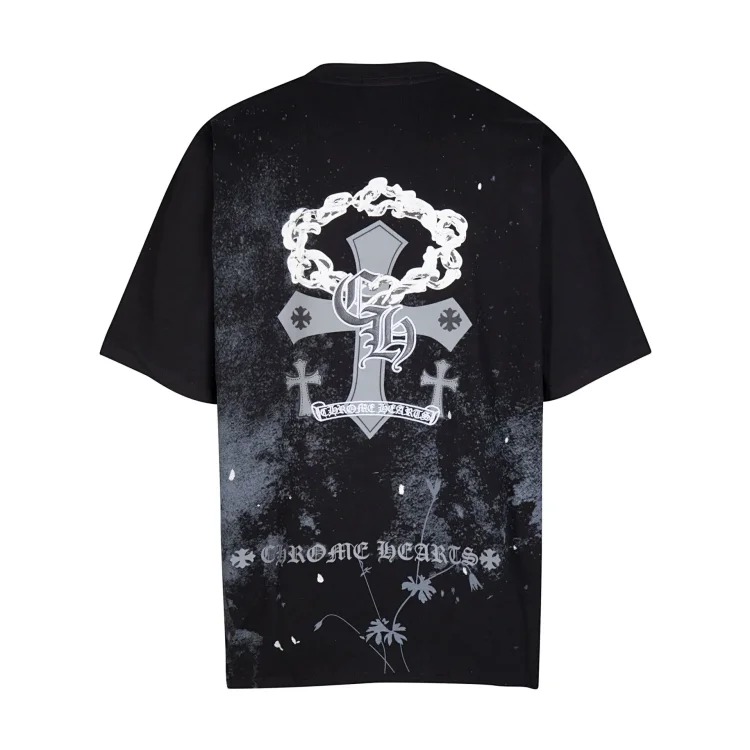 CH summer European and American street hip-hop short-sleeved series for men and women