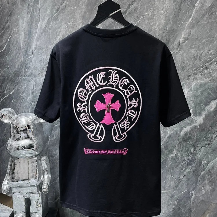 CH summer European and American street hip-hop short-sleeved series for men and women