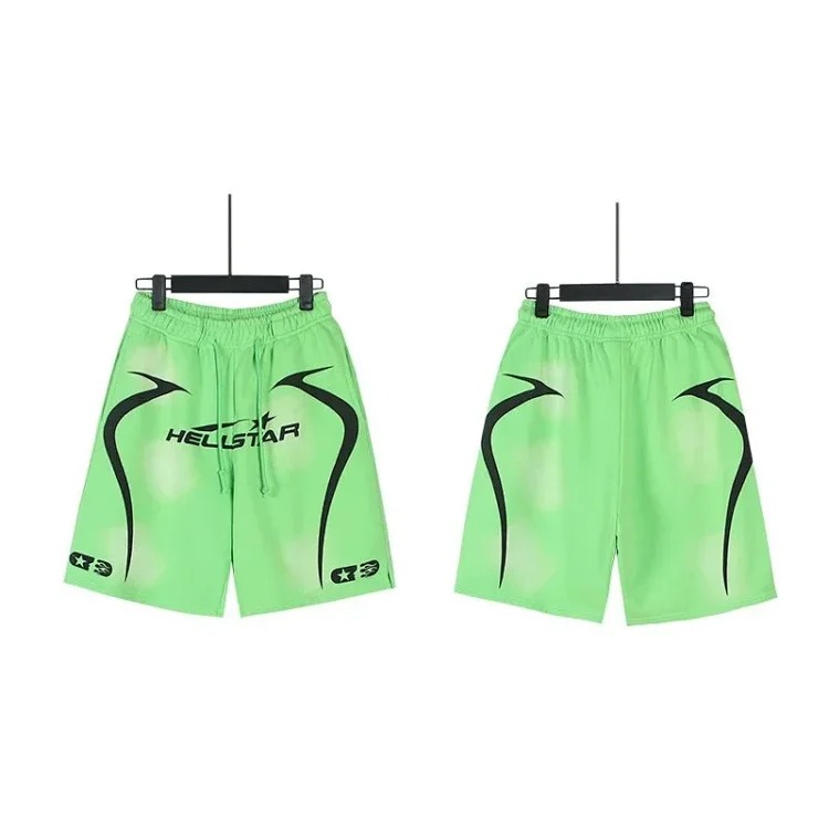 Printed casual loose couple short-sleeved shorts suit