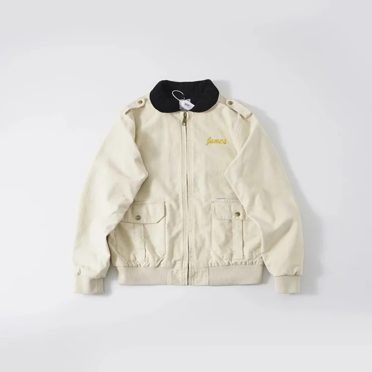 Carhartt style canvas American lapel work jacket classic Detroit jacket men's and women's hooded top trendy