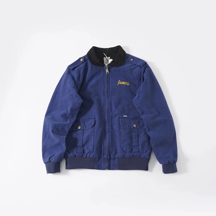 Carhartt style canvas American lapel work jacket classic Detroit jacket men's and women's hooded top trendy