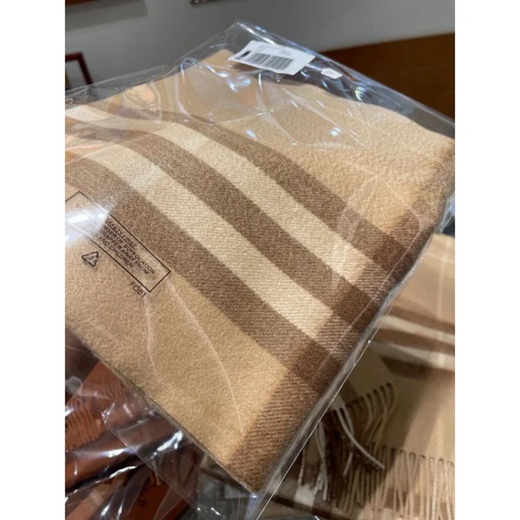 British plaid cashmere big brand camel scarf men's and women's shawl classic plaid