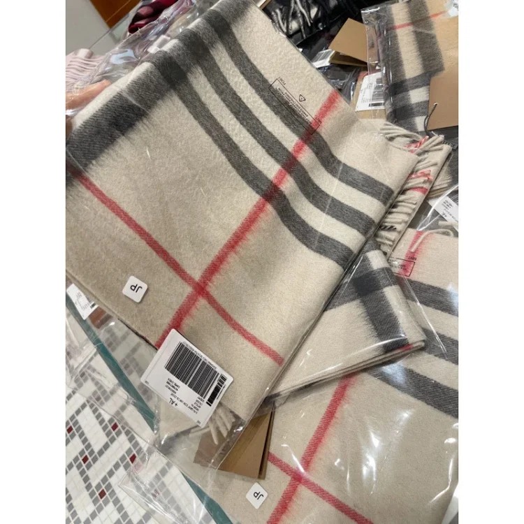 British plaid cashmere big brand camel scarf men's and women's shawl classic plaid