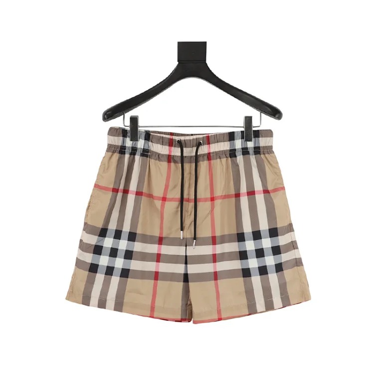 BBR striped plaid beach shorts for men and women