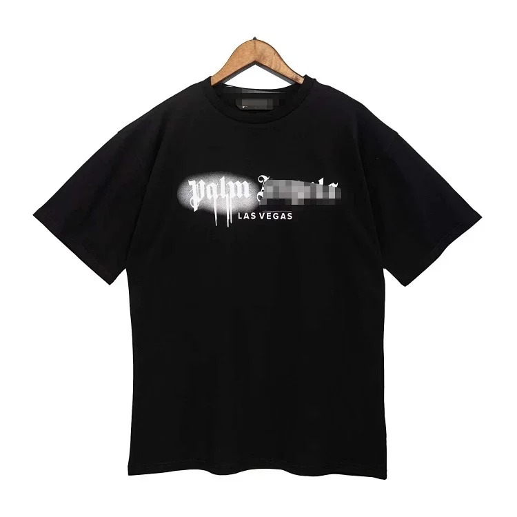 Palm Angels PA palm letter print round neck short-sleeved loose T-shirt