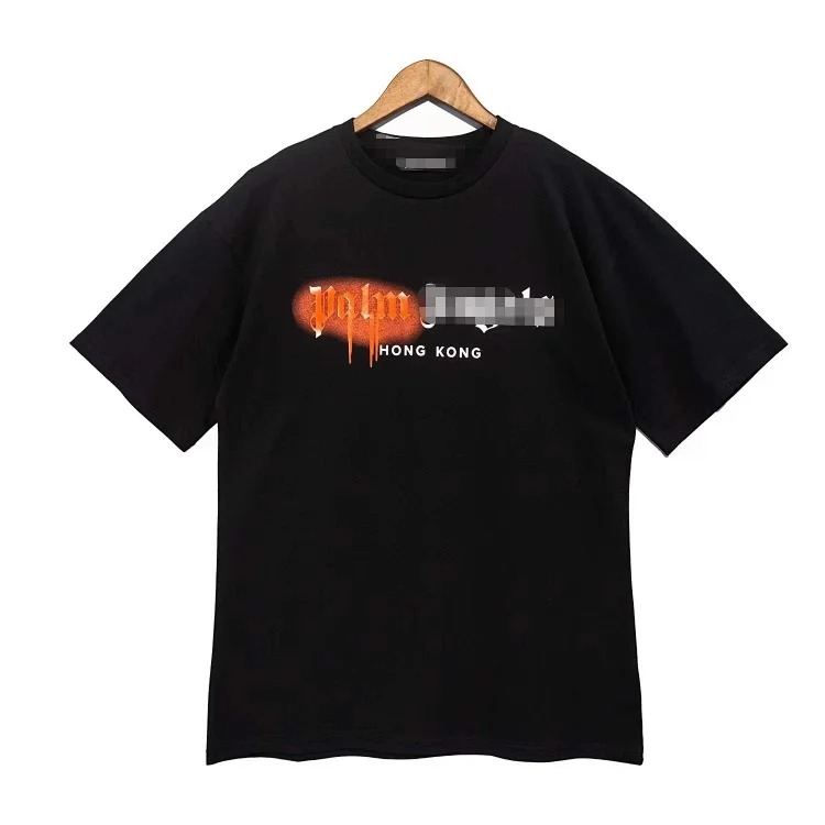 Palm Angels PA palm letter print round neck short-sleeved loose T-shirt