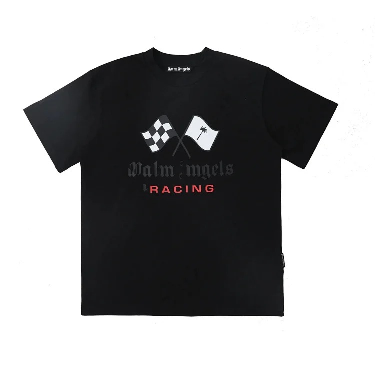 Palm Angels PA palm letter print round neck short-sleeved loose T-shirt