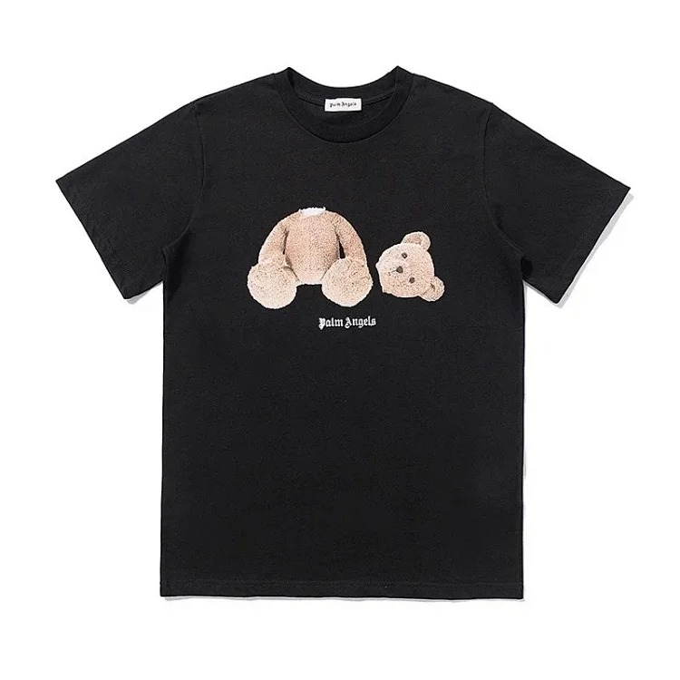 Palm Angels PA palm letter print round neck short-sleeved loose T-shirt