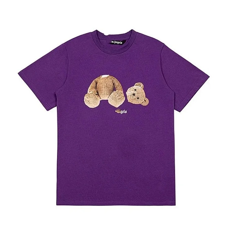 Palm Angels PA palm letter print round neck short-sleeved loose T-shirt