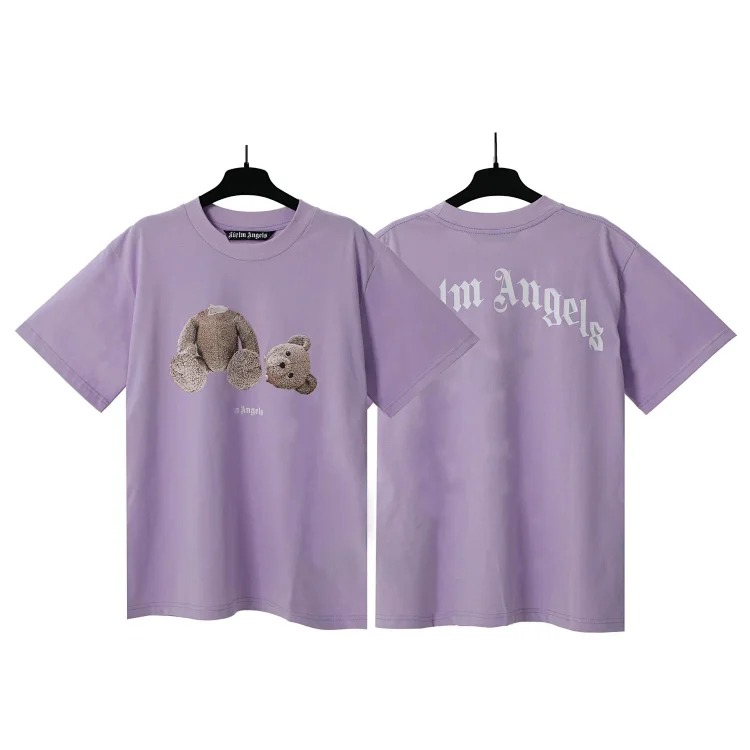 Palm Angels PA palm letter print round neck short-sleeved loose T-shirt