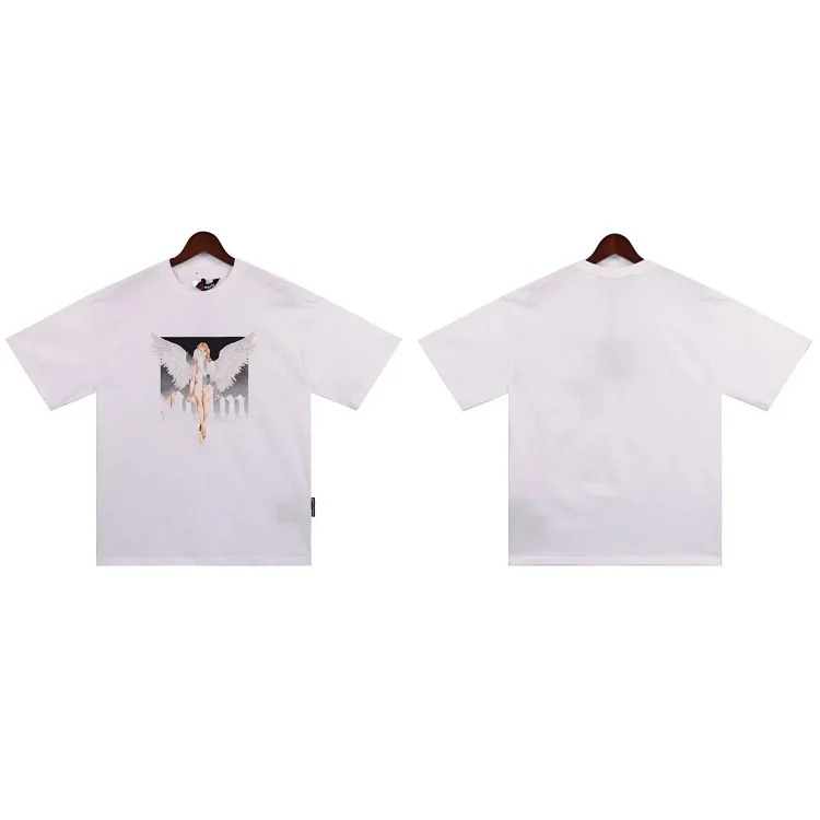 Palm Angels PA palm letter print round neck short-sleeved loose T-shirt