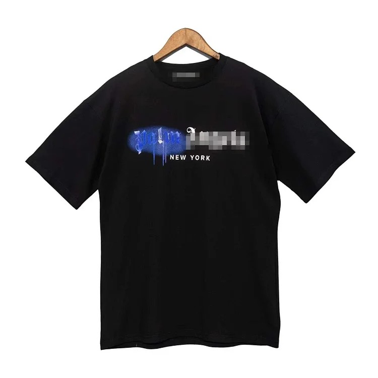 Palm Angels PA palm letter print round neck short-sleeved loose T-shirt