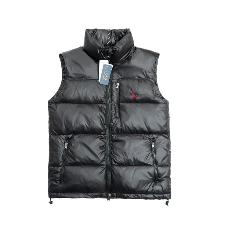 Ralph Lauren 2024ss classic water-proof down vest-original tag washed label