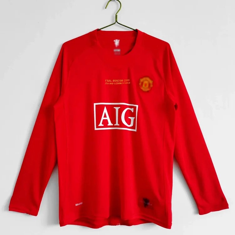 Popular retro football uniforms AC/No. 22 Kaka No. 80 Ronaldinho Manchester United Red Devils Beckham