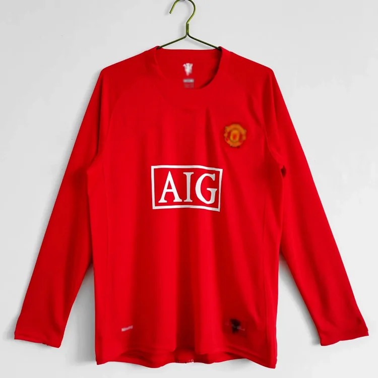 Popular retro football uniforms AC/No. 22 Kaka No. 80 Ronaldinho Manchester United Red Devils Beckham