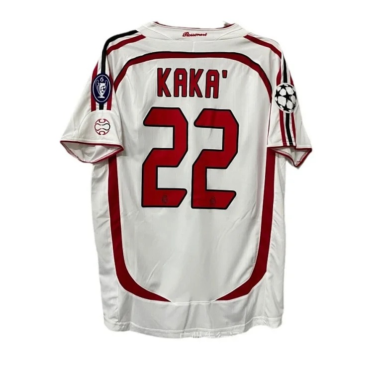 Popular retro football uniforms AC/No. 22 Kaka No. 80 Ronaldinho Manchester United Red Devils Beckham