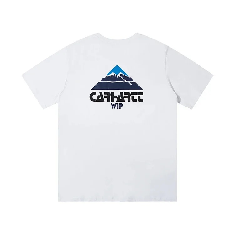 Kaha letter short-sleeved T-shirt for men and women