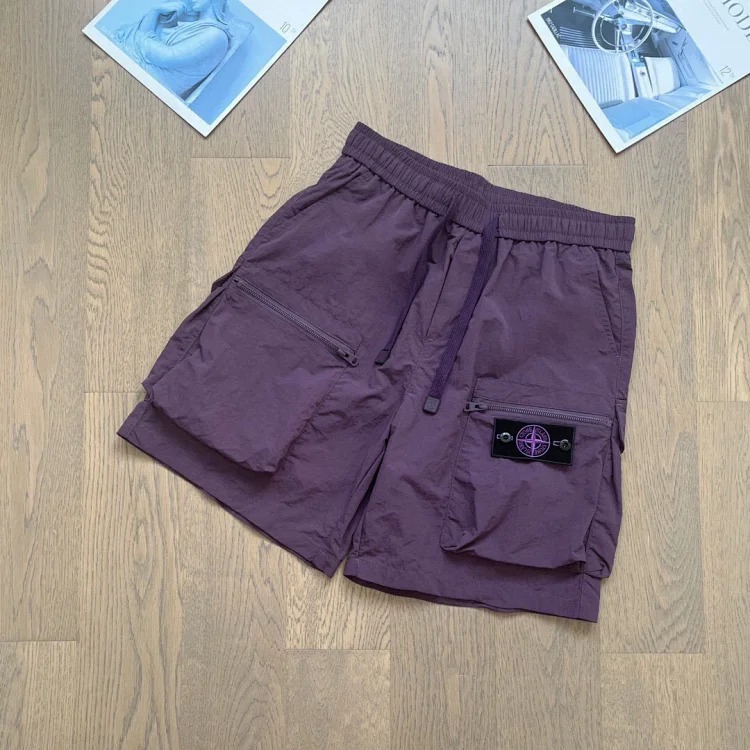 Cargo shorts for men and women functional style large pocket badge quick-drying three-quarter pants image 4