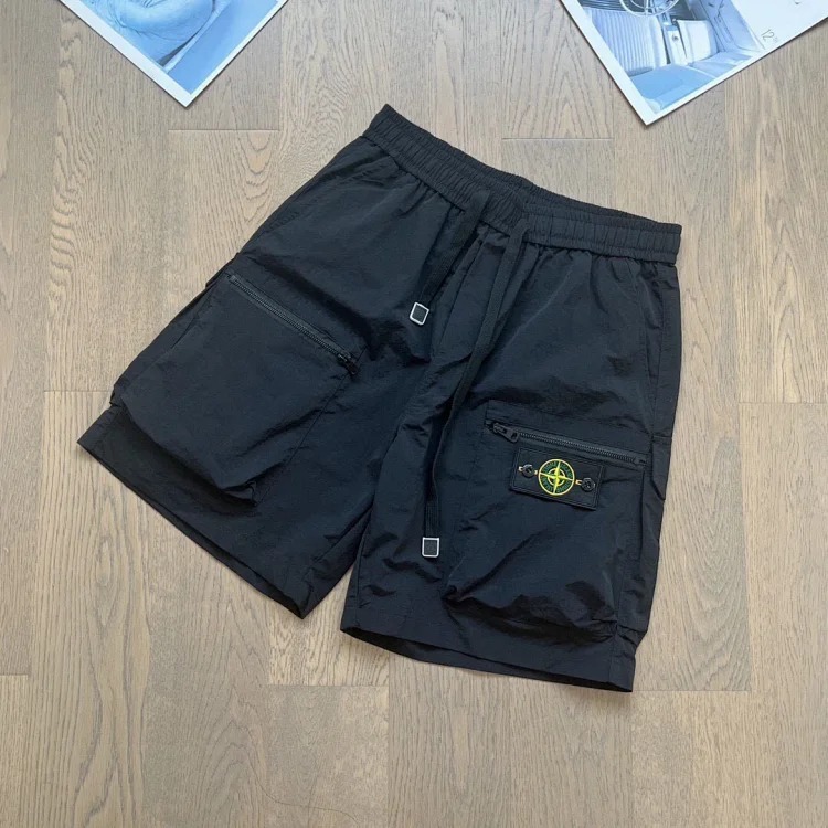 Cargo shorts for men and women functional style large pocket badge quick-drying three-quarter pants image 6