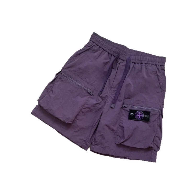 Cargo shorts for men and women functional style large pocket badge quick-drying three-quarter pants image 8